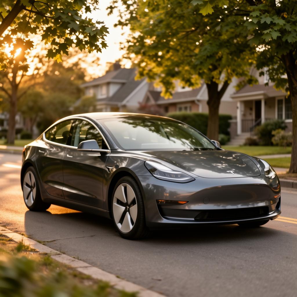 Local West Island taxi ride in a 2024 Tesla Model 3